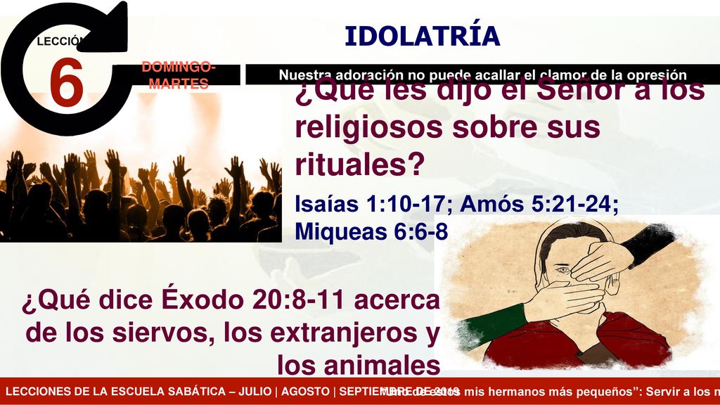 Nuestra adoración no puede acallar el clamor de la opresión