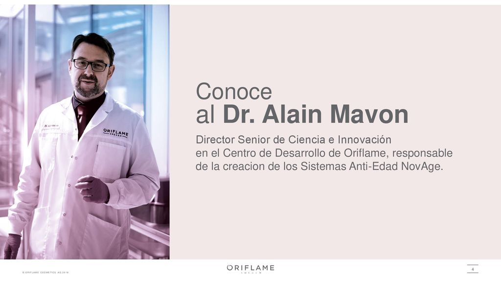al Dr. Alain Mavon Conoce Director Senior de Ciencia e Innovación