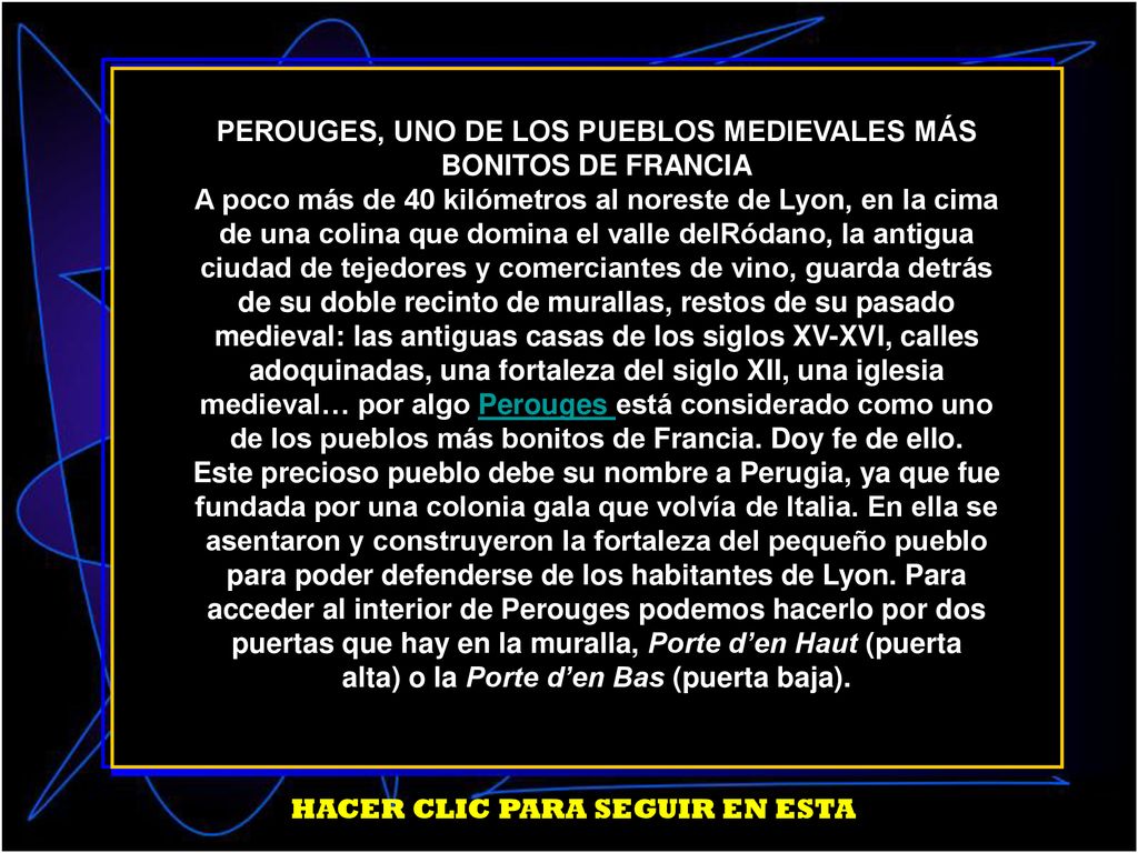 PEROUGES, UNO DE LOS PUEBLOS MEDIEVALES MÁS BONITOS DE FRANCIA