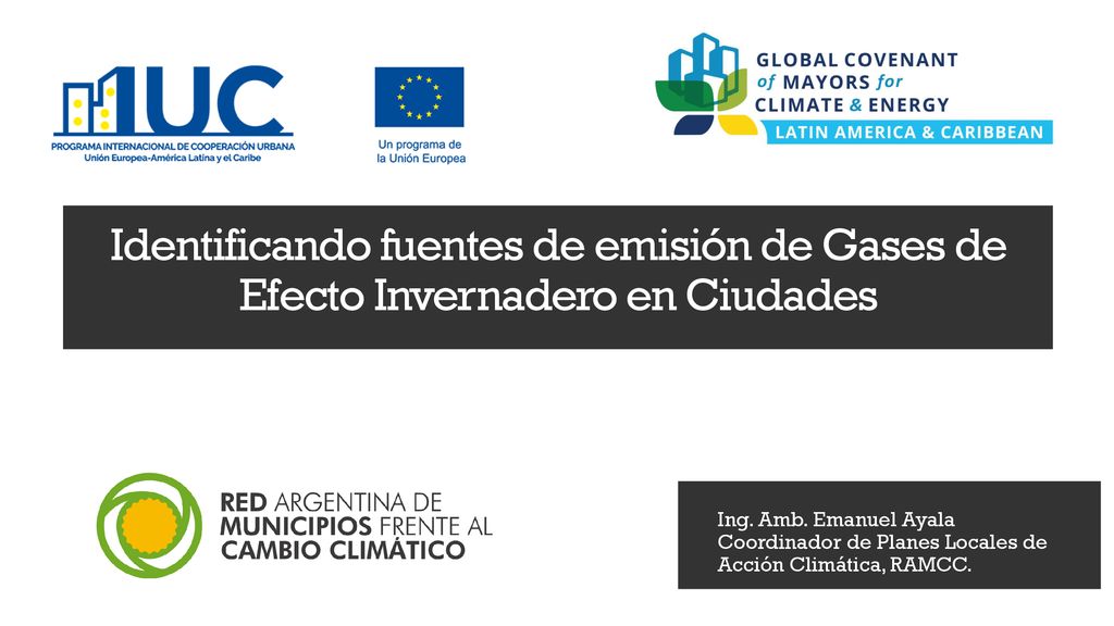 Identificando fuentes de emisión de Gases de Efecto Invernadero en Ciudades