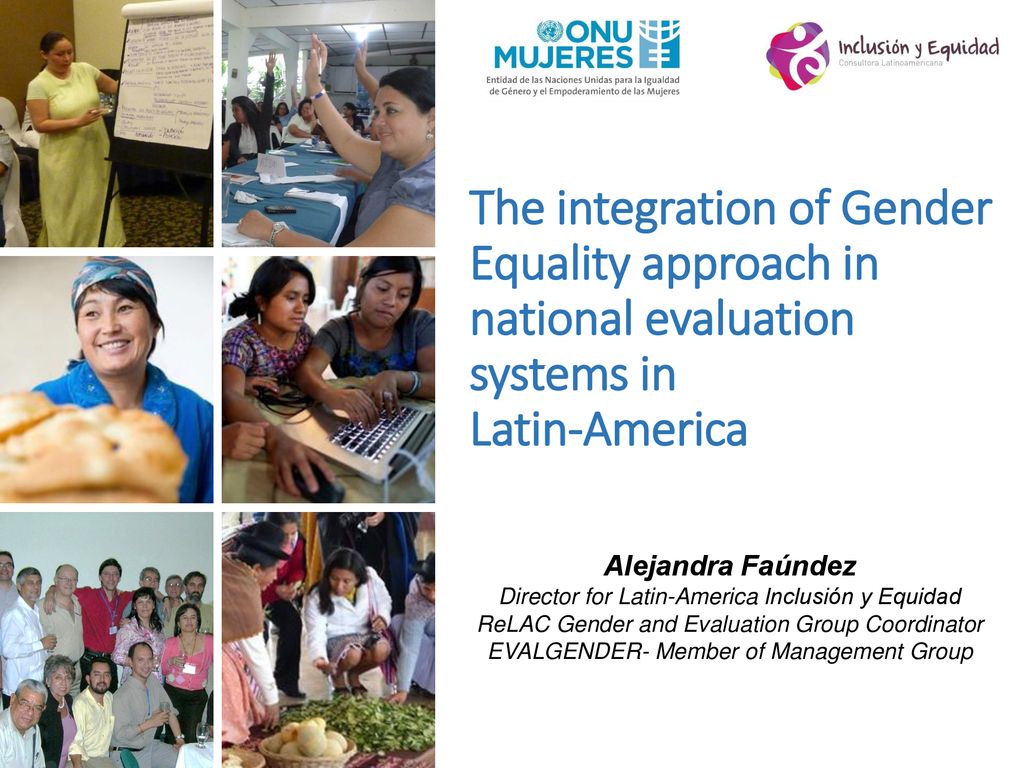 The integration of Gender Equality approach in national evaluation systems in Latin-America