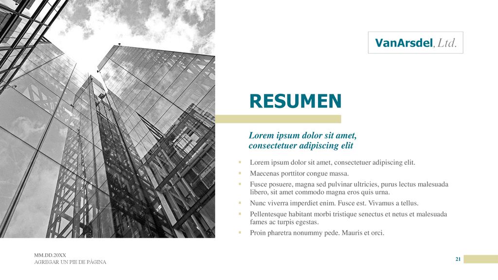 RESUMEN Lorem ipsum dolor sit amet, consectetuer adipiscing elit