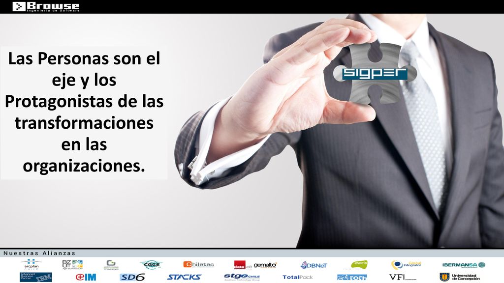 Las Personas son el eje y los Protagonistas de las transformaciones en las organizaciones.