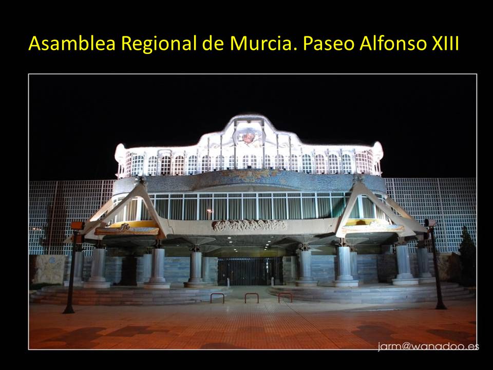 Asamblea Regional de Murcia. Paseo Alfonso XIII