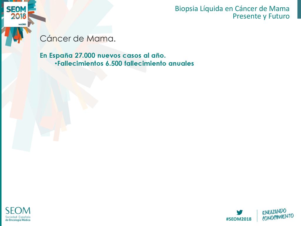 Cáncer de Mama. Biopsia Líquida en Cáncer de Mama Presente y Futuro
