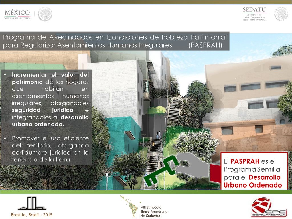 Programa de Avecindados en Condiciones de Pobreza Patrimonial para Regularizar Asentamientos Humanos Irregulares (PASPRAH)
