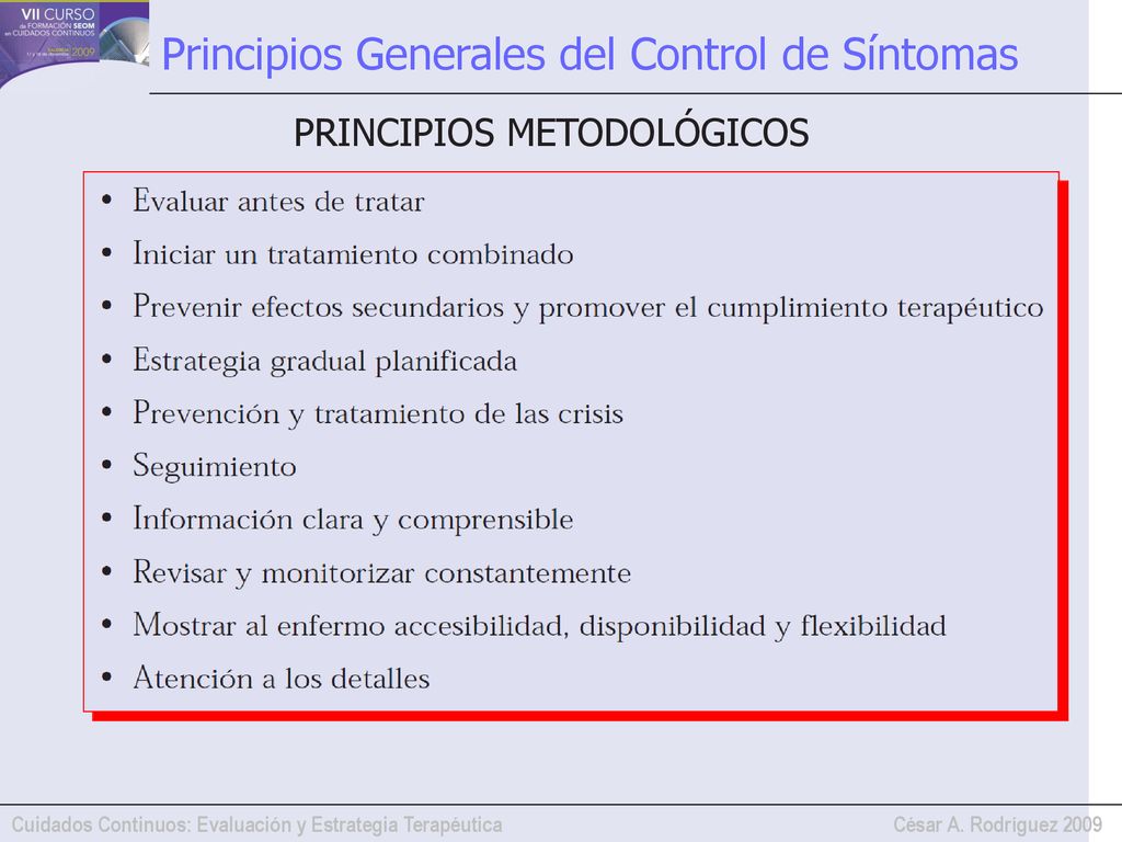 PRINCIPIOS METODOLÓGICOS