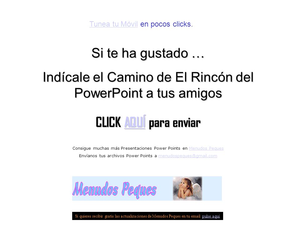 Indícale el Camino de El Rincón del PowerPoint a tus amigos
