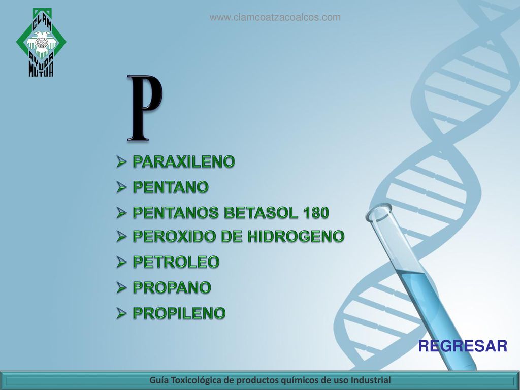 Guía Toxicológica de productos químicos de uso Industrial