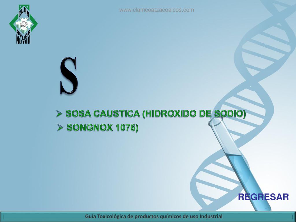 Guía Toxicológica de productos químicos de uso Industrial