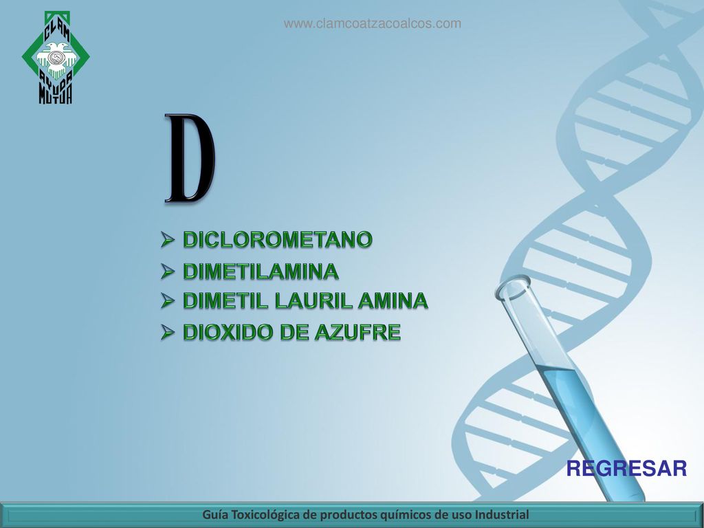 Guía Toxicológica de productos químicos de uso Industrial