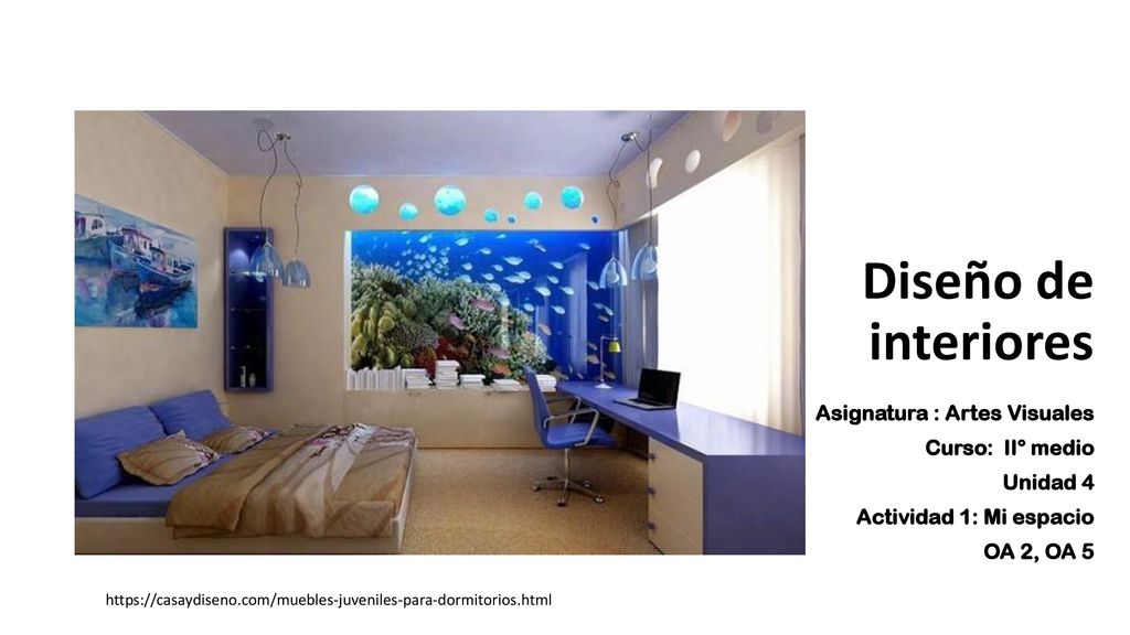 Diseño de interiores Asignatura : Artes Visuales Curso: II° medio