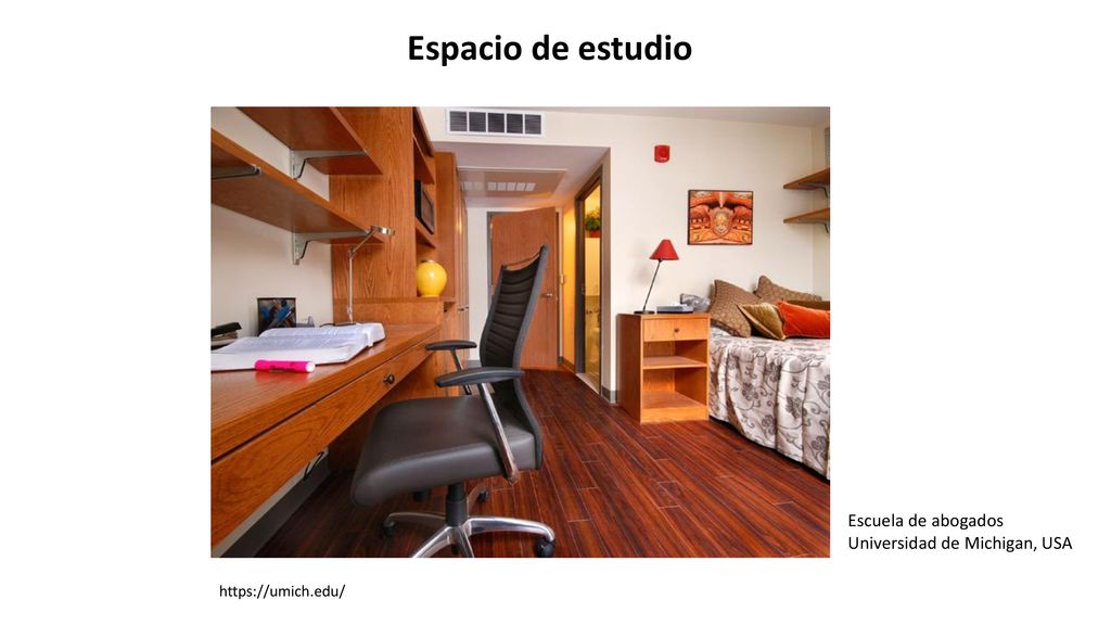 Espacio de estudio Escuela de abogados Universidad de Michigan, USA
