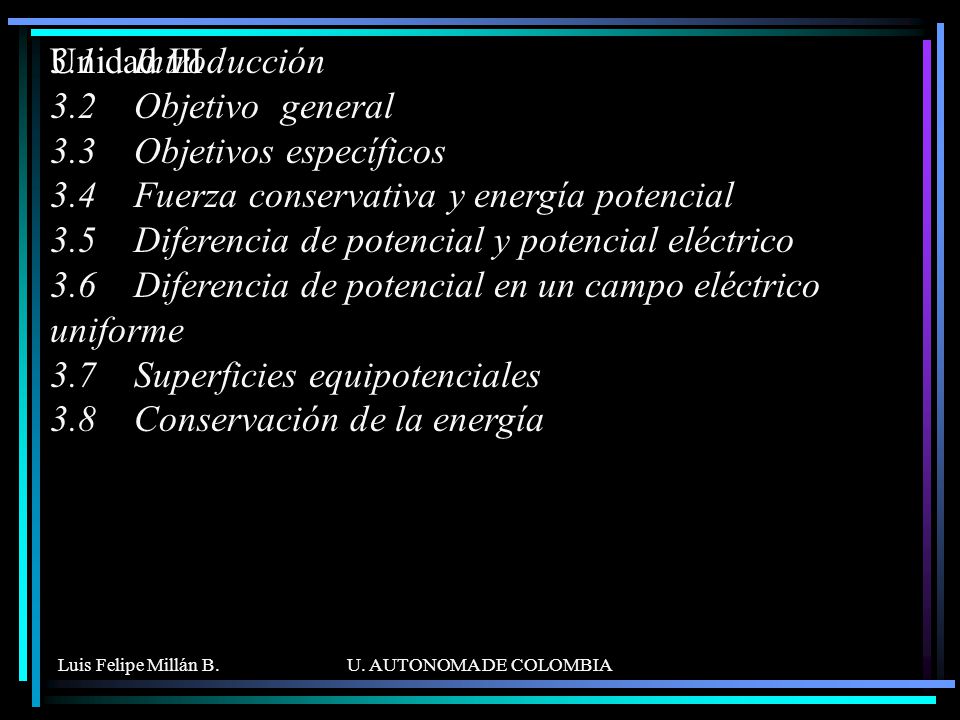 3. 1 Introducción 3. 2 Objetivo general 3. 3 Objetivos específicos 3
