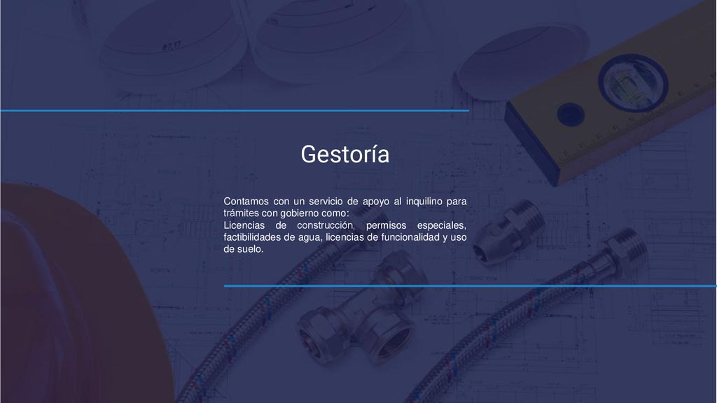 Gestoría Contamos con un servicio de apoyo al inquilino para trámites con gobierno como: