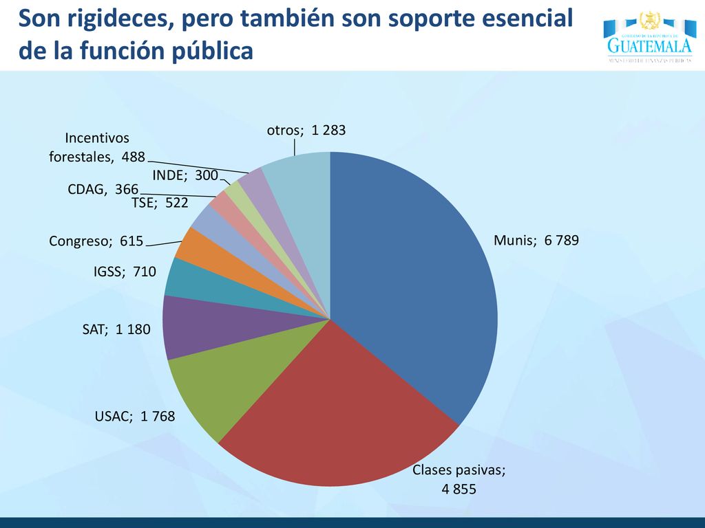 Son rigideces, pero también son soporte esencial de la función pública