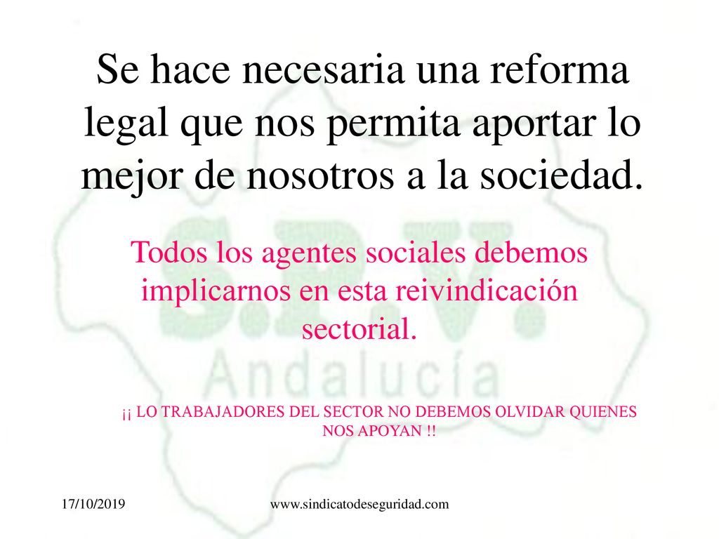 ¡¡ LO TRABAJADORES DEL SECTOR NO DEBEMOS OLVIDAR QUIENES NOS APOYAN !!