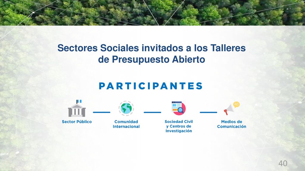Sectores Sociales invitados a los Talleres de Presupuesto Abierto