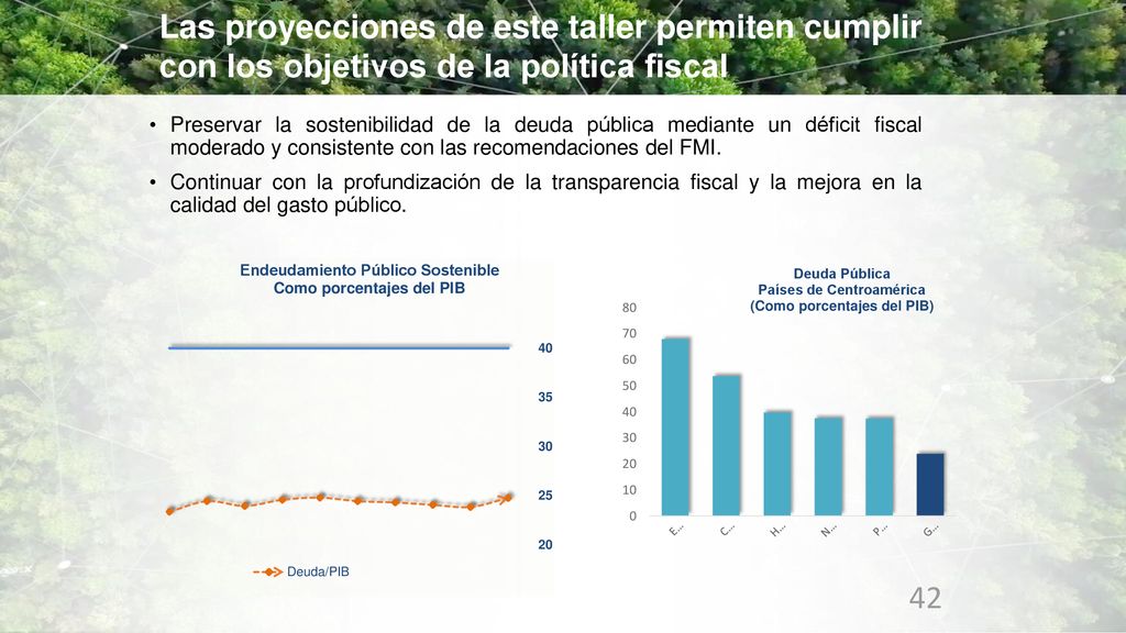 Las proyecciones de este taller permiten cumplir con los objetivos de la política fiscal