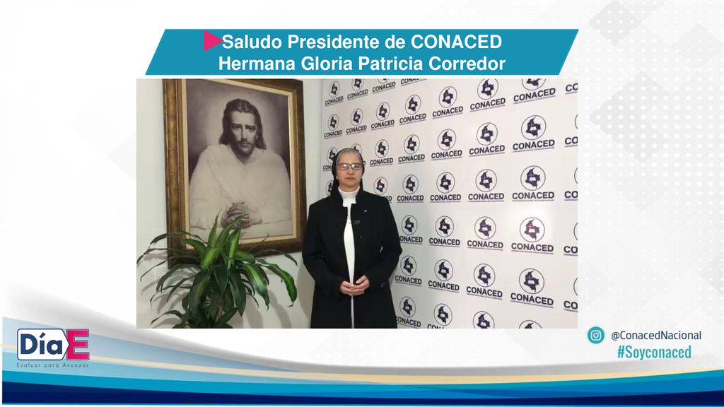 Saludo Presidente de CONACED Hermana Gloria Patricia Corredor