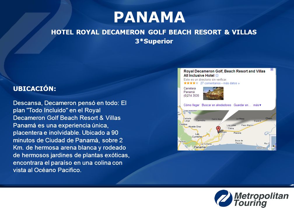 PANAMA HOTEL ROYAL DECAMERON GOLF BEACH RESORT & VILLAS 3*Superior