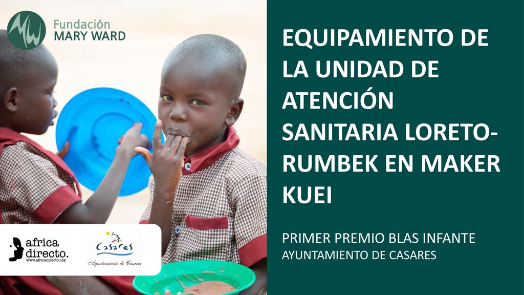 EQUIPAMIENTO DE LA UNIDAD DE ATENCIÓN SANITARIA LORETO-RUMBEK EN MAKER KUEI