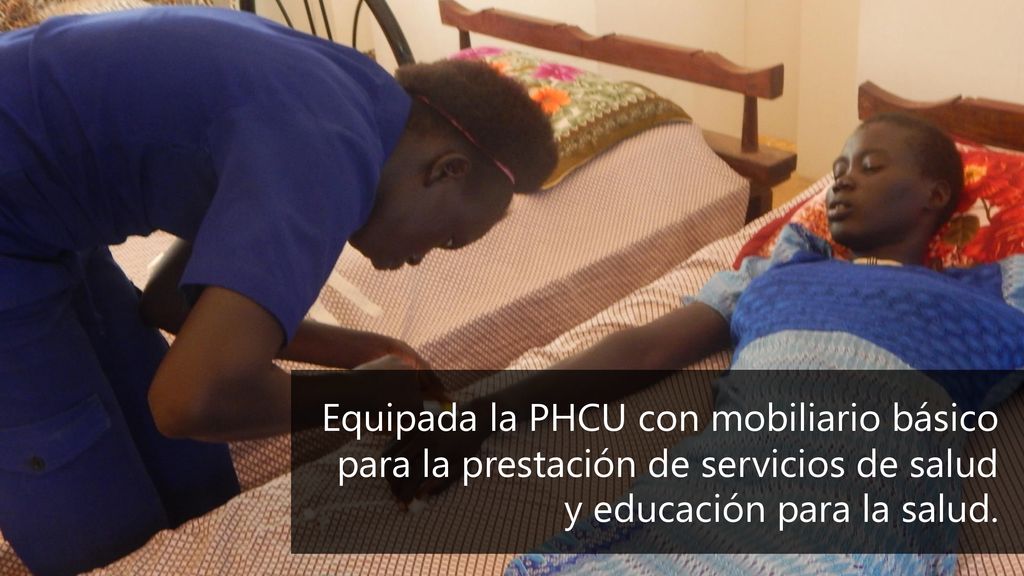 Equipada la PHCU con mobiliario básico para la prestación de servicios de salud y educación para la salud.