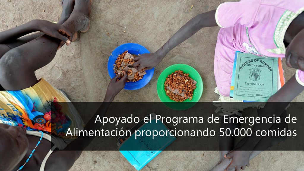Apoyado el Programa de Emergencia de Alimentación proporcionando 50
