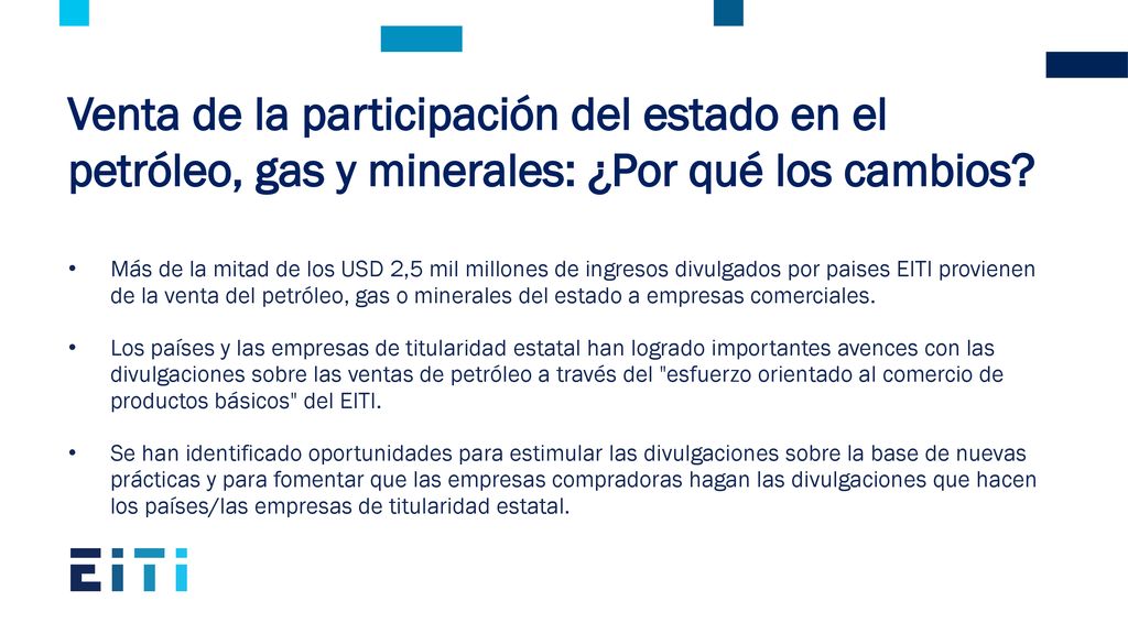 Venta de la participación del estado en el petróleo, gas y minerales: ¿Por qué los cambios