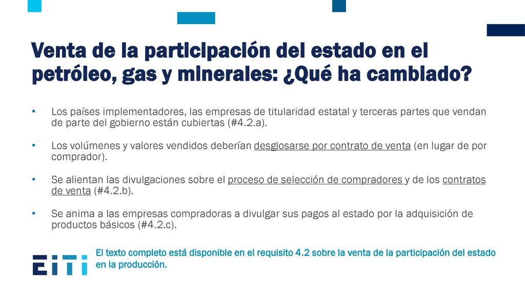 Venta de la participación del estado en el petróleo, gas y minerales: ¿Qué ha cambiado