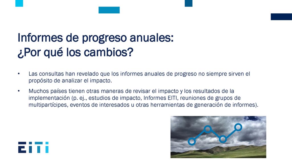 Informes de progreso anuales: ¿Por qué los cambios