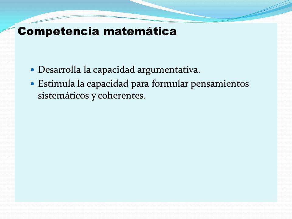 Competencia matemática