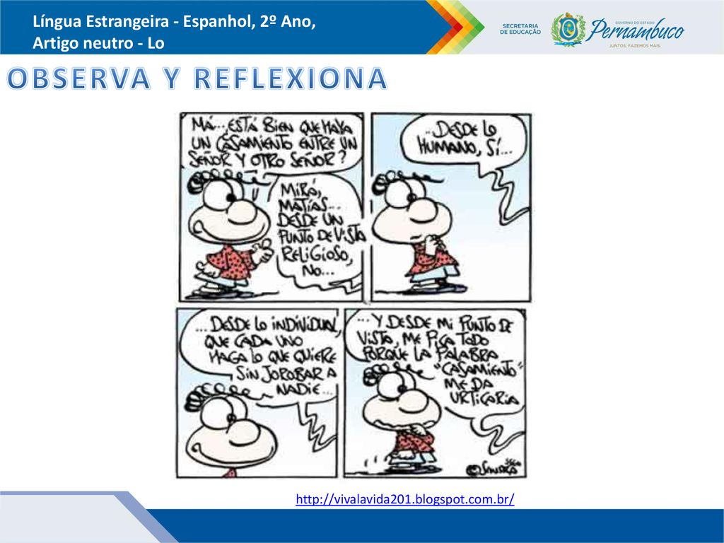 Língua Estrangeira - Espanhol, 2º Ano, Artigo neutro - Lo