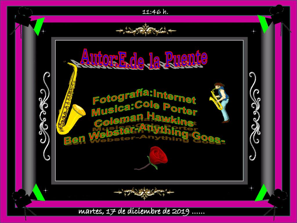 Ben Webster-Anything Goes- martes, 17 de diciembre de 2019 ……