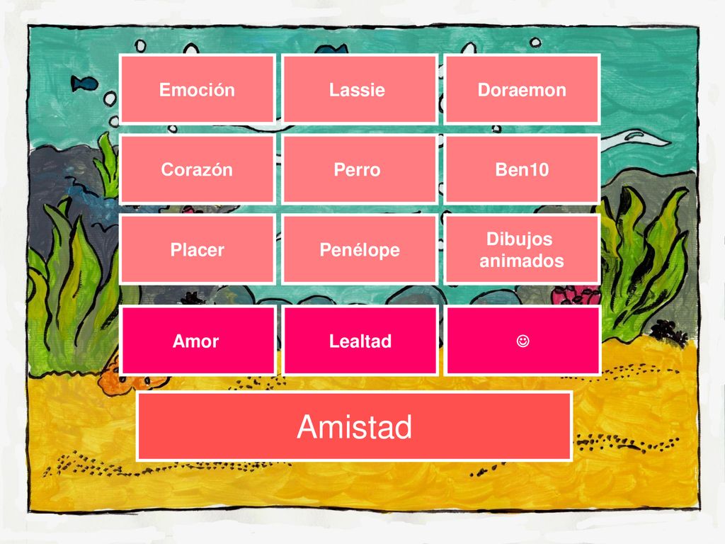 Amistad EL TEMA QUE NOS OCUPA Emoción A1 Lassie B1 Doraemon C1 Corazón