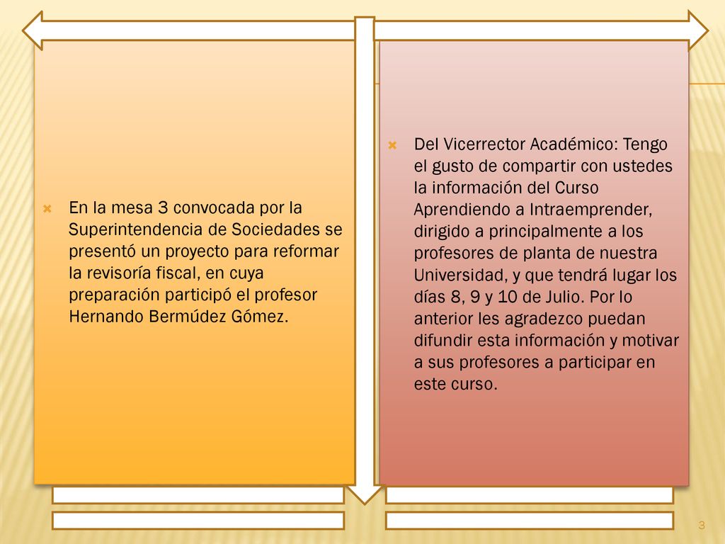 En la mesa 3 convocada por la Superintendencia de Sociedades se presentó un proyecto para reformar la revisoría fiscal, en cuya preparación participó el profesor Hernando Bermúdez Gómez.