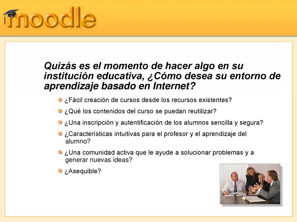 Quizás es el momento de hacer algo en su institución educativa, ¿Cómo desea su entorno de aprendizaje basado en Internet