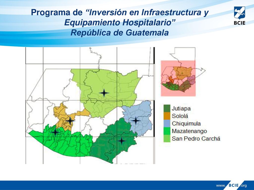 Programa de Inversión en Infraestructura y Equipamiento Hospitalario República de Guatemala