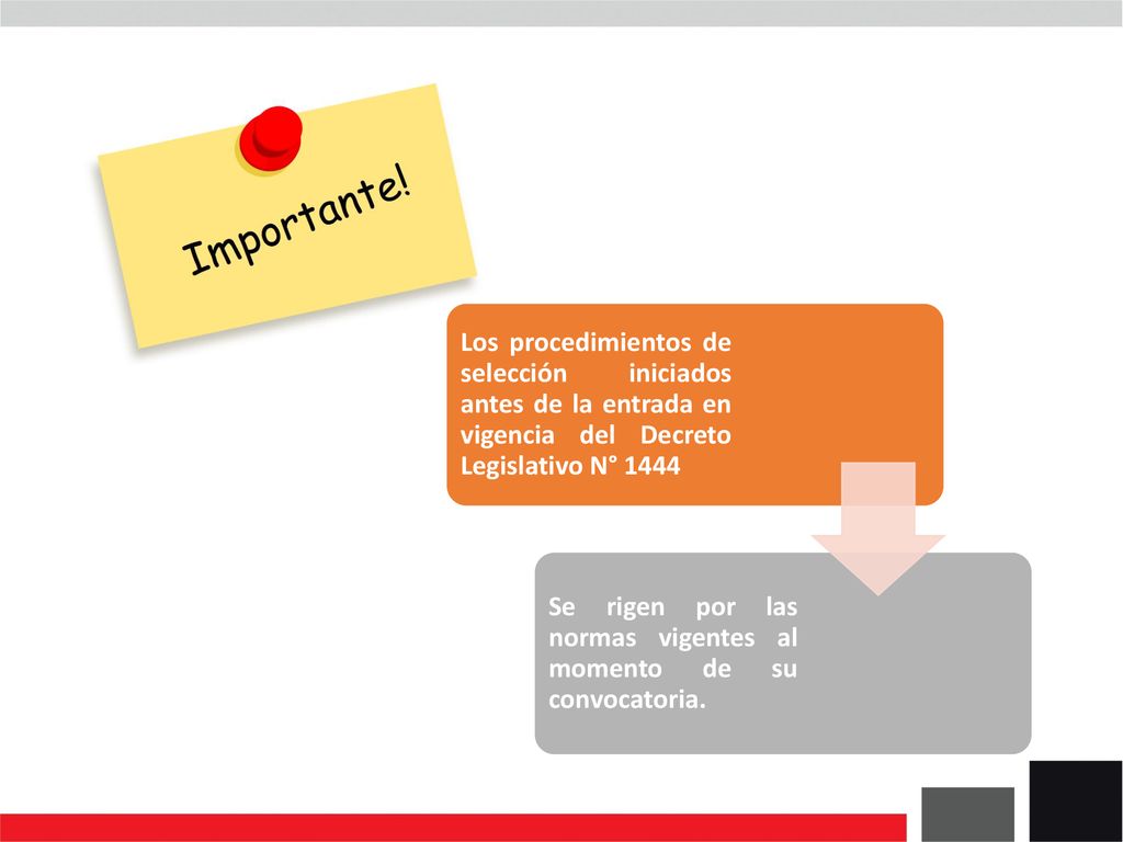 Los procedimientos de selección iniciados antes de la entrada en vigencia del Decreto Legislativo N° 1444