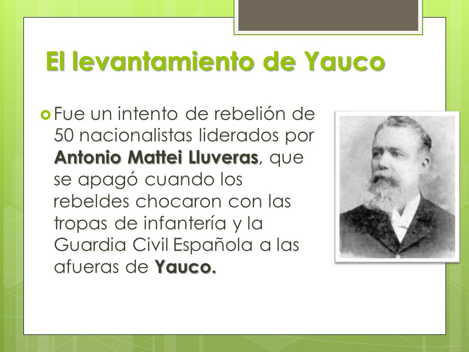 El levantamiento de Yauco