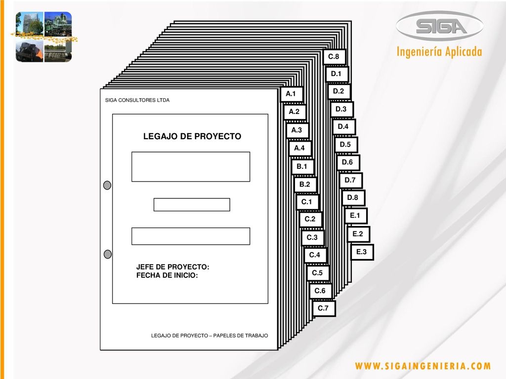 LEGAJO DE PROYECTO C.8 D.1 D.2 A.1 D.3 A.2 D.4 A.3 D.5 A.4 D.6 B.1 D.7