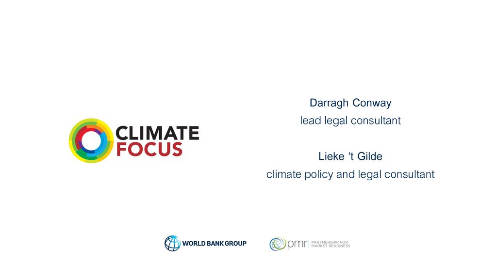 Darragh Conway lead legal consultant Lieke ‘t Gilde climate policy and legal consultant