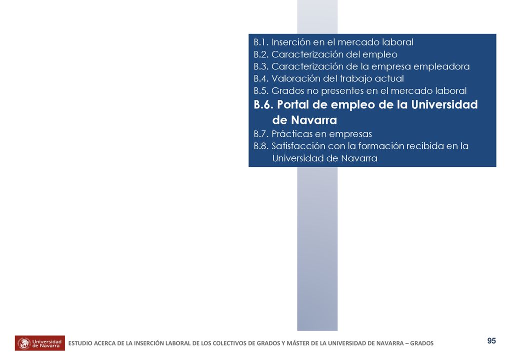 B.6. Portal de empleo de la Universidad de Navarra