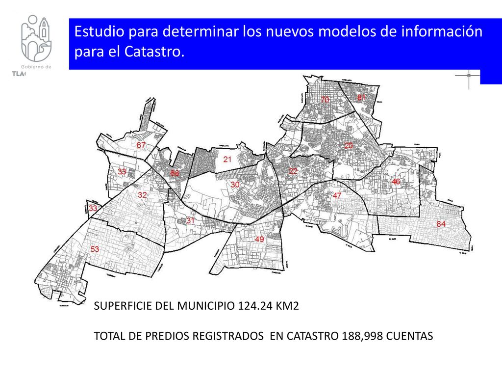 Estudio para determinar los nuevos modelos de información para el Catastro.