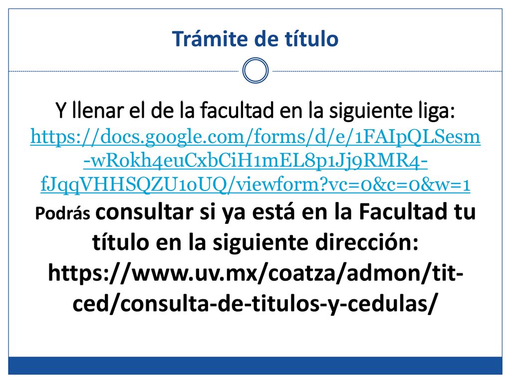 Y llenar el de la facultad en la siguiente liga: