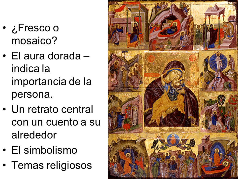 El aura dorada – indica la importancia de la persona.