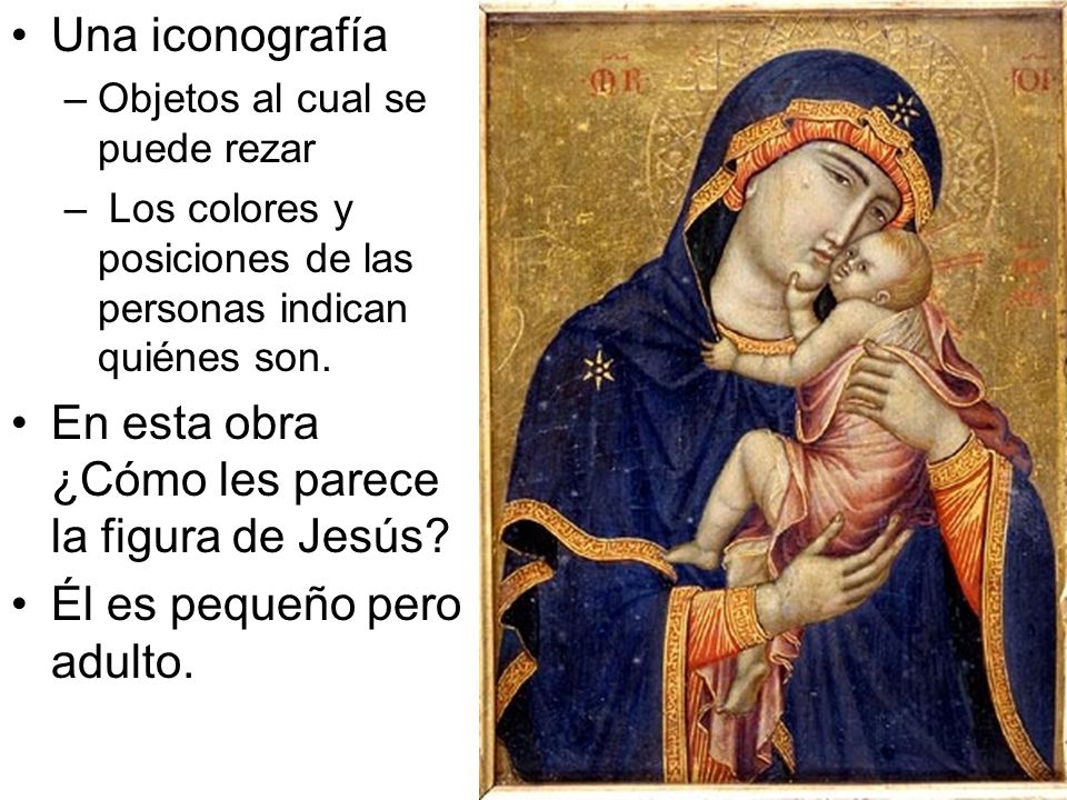 En esta obra ¿Cómo les parece la figura de Jesús