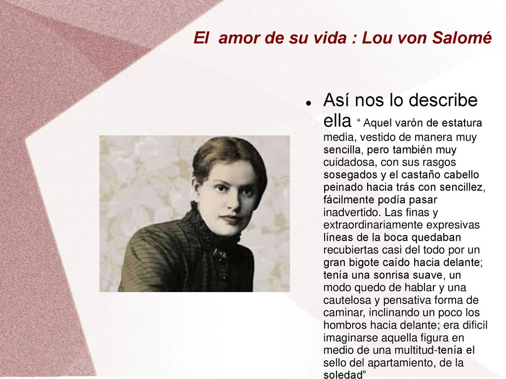 El amor de su vida : Lou von Salomé