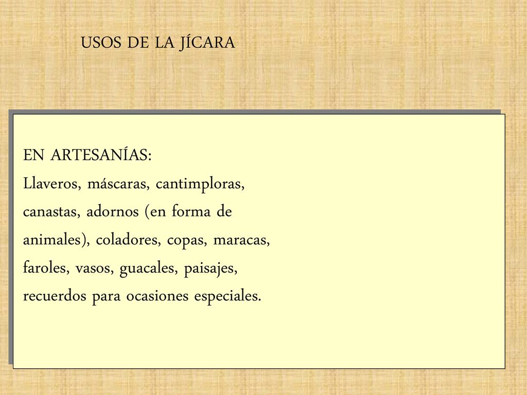 USOS DE LA JÍCARA EN ARTESANÍAS: Llaveros, máscaras, cantimploras, canastas, adornos (en forma de.