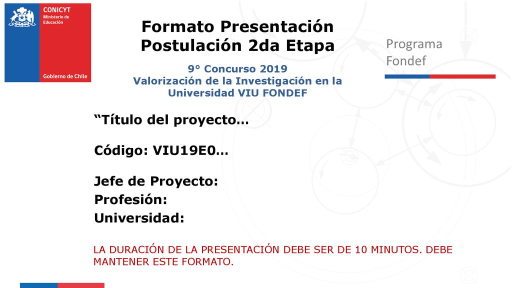 Valorización de la Investigación en la Universidad VIU FONDEF